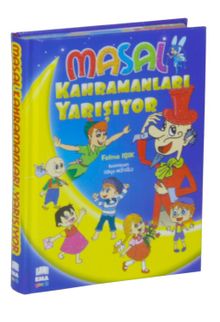 Masal Kahramanları Yarışıyor (Renkli-Resimli-Ciltli)