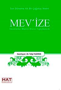 Mev'ize & Son Döneme Ait Bir Çağatay Metni
