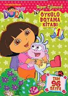 Dora-Öykülü Boyama Kitabı