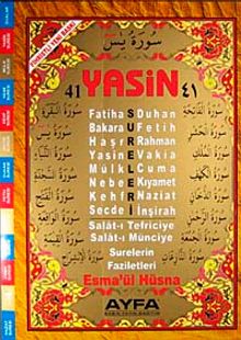 41 Yasin Arapça (Rahle Boy-Şamua-4 Renk Kod:012)