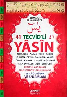 41 Tevcid'li Yasin (Orta Boy Kod:T01)