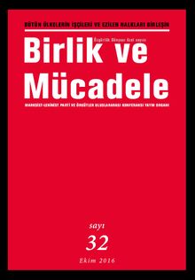 Birlik ve Mücadele Dergisi Sayı:32 Ekim 2016