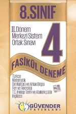 8. Sınıf II.Dönem Merkezi Sistem Ortak Sınavı 4 Fasikül Deneme