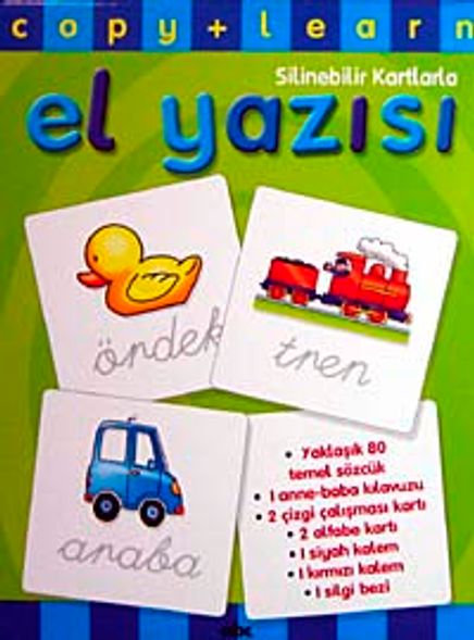 El Yazısı (Silinebiler Kartlarla)