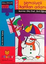 Şemsiyeli Kardan Adam - Yapboz