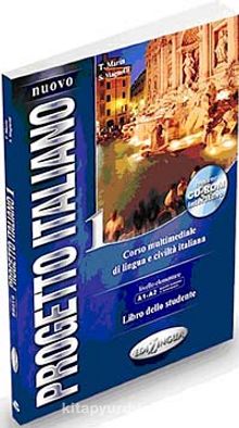 Nuovo Progetto Italiano 1 +CD ROM (İtalyanca Temel ve Orta-Alt Seviye)
