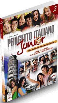 Progetto Italiano Junior 2 (Ders Kitabı ve Çalışma Kitabı +CD) İtalyanca Orta-Alt Seviye