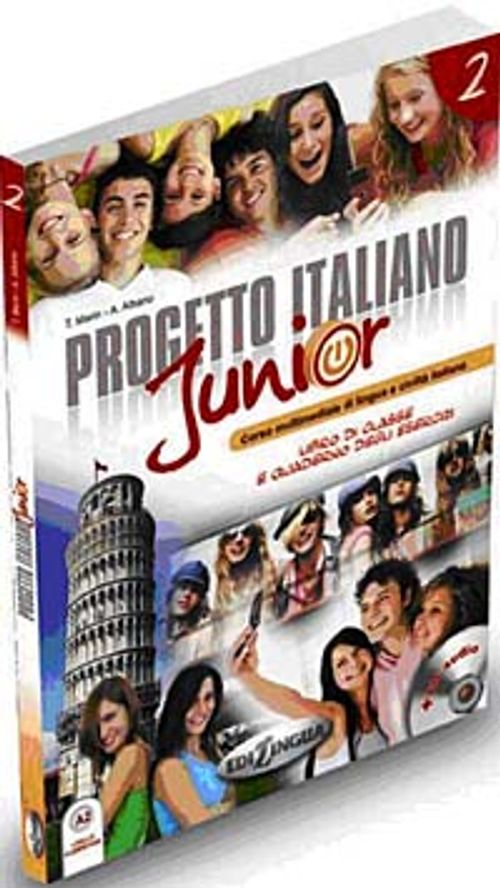 Progetto Italiano Junior 2 (Ders Kitabı ve Çalışma Kitabı +CD) İtalyanca Orta-Alt Seviye