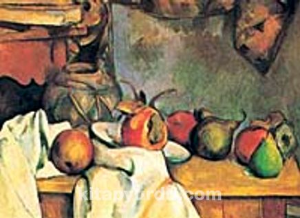 Buruşturulmuş Örtü, Vazo Ve Meyve Tabağı / Paul Cezanne (CPA 011-50x70) (Çerçevesiz)