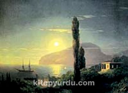 Kırım'da Dolunaylı Gece-1859  / Ivan Konst. Aivazovsky (AIK 004-35x50) (Çerçevesiz)