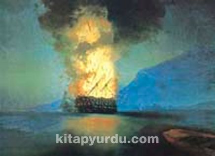 Patlayan Gemi-1900 / Ivan Konst. Aivazovsk (AIK 008-70x100) (Çerçevesiz)
