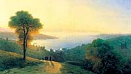 Topkapı'dan Istanbul Manzarası-1874 / Ivan Konst. Aivazovsk (AIK 012-50x90) (Çerçevesiz)