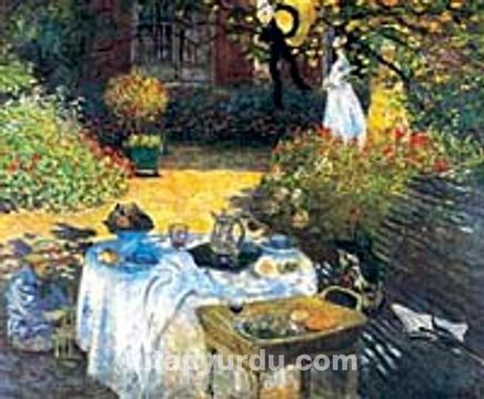 Kahvaltı / Claude Monet (MCL 058-30x35) (Çerçevesiz)