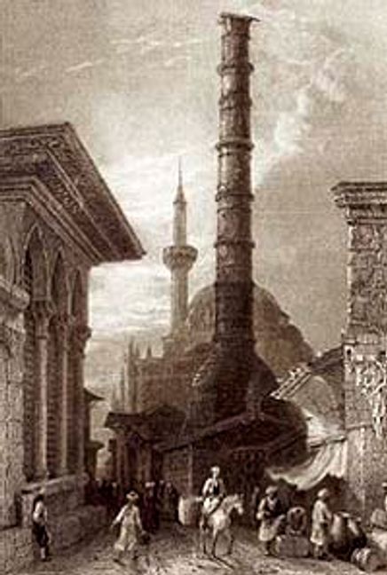 Çemberlitaş / William Henry Barrlett (GRV 061-60x90) (Çerçevesiz)