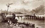 Adana Misis'te Ceyhan İrmağı Ve Köprüsü / William Henry Barrlett (GRV 075-30x50) (Çerçevesiz)