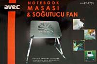 Notebook Masası ve Soğutucu Fan (Model:LT-F701)
