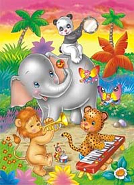 Hayvanlar Bandosu-2 48 Parça (23x33-Kod:6305)