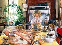 Kurabiye Yapıyoruz 1000 Parça (48x66-Kod:3107)