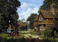 Köy Hayatı 1000 Parça (48x66-Kod:3083)