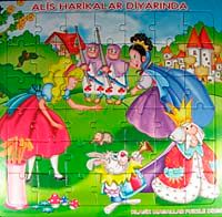 Alis Harikalar Diyarında Yapboz / Klasik Masallar Puzzle Dizisi