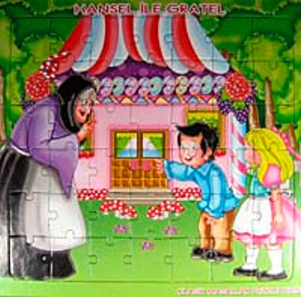 Hansel ile Gratel Yapboz / Klasik Masallar Puzzle Dizisi