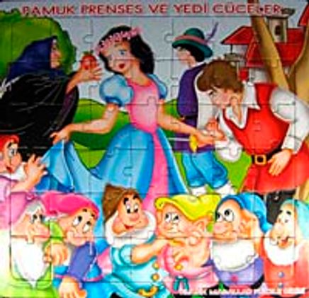 Pamuk Prenses ve Yedi Cüceler Yapboz / Klasik Masallar Puzzle Dizisi