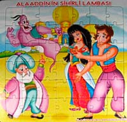 Alaaddin'in Sihirli Lambası Yapboz / Klasik Masallar Puzzle Dizisi