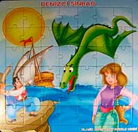 Denizci Sinbad Yapboz / Klasik Masallar Puzzle Dizisi
