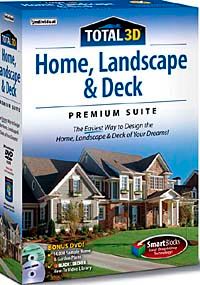 Total 3D Home Design, Landscape, Deck 12 Dlx