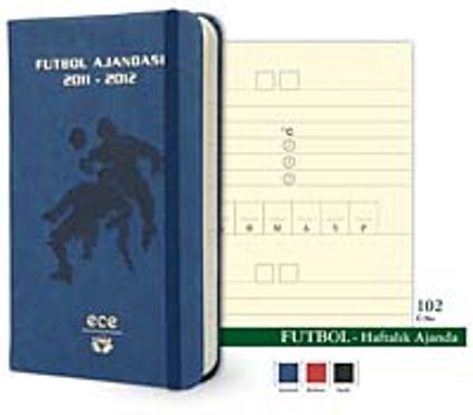 2012 Ece Ajanda - Futbol Haftalık Ajanda