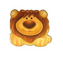 Aslan / Sevimli Hayvanlar Çıkartmalı Boyama - Bilinmeyen Yazar