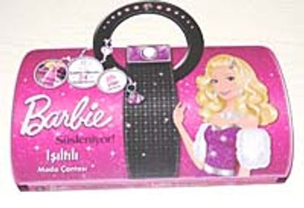 Barbie Süsleniyor Işıltılı Moda Çantası