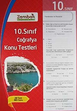 10. Sınıf Coğrafya Konu Testleri (28 Test)