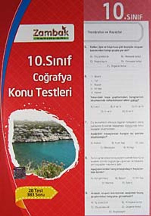 10. Sınıf Coğrafya Konu Testleri (28 Test)