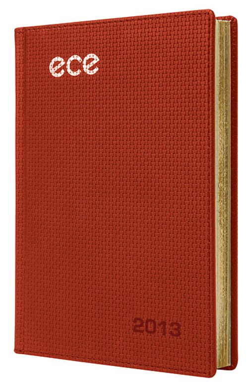 2013 Ece Ajanda - Datça (Ürün Kodu:15) Kırmızı