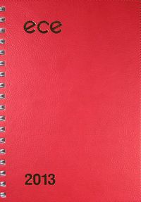 2013 Ece Ajanda - Fırat (Ürün Kodu:51) Kırmızı