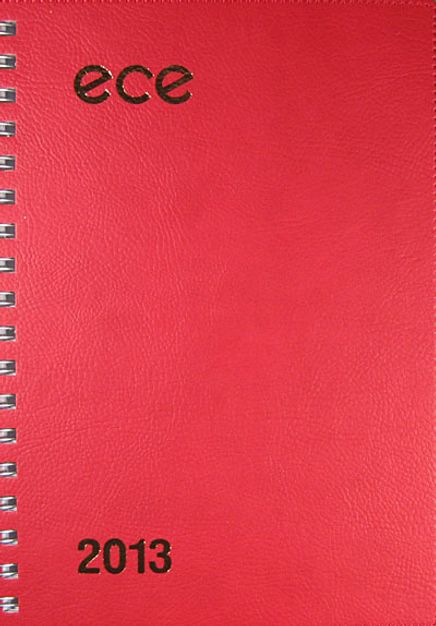 2013 Ece Ajanda - Fırat (Ürün Kodu:51) Kırmızı