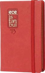 2013 Ece Ajanda - İstanbul (Ürün Kodu:101) Kırmızı