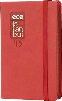 2013 Ece Ajanda - İstanbul (Ürün Kodu:101) Kırmızı
