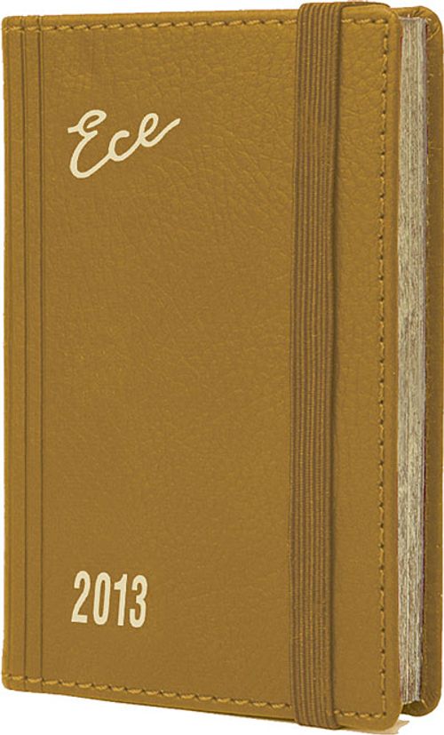 2013 Ece Ajanda - Muhtıra Serisi 1DL Cep (Ürün Kod:1) Taba
