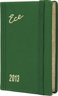 2013 Ece Ajanda - Muhtıra Serisi 1DL Cep (Ürün Kod:1) Yeşil