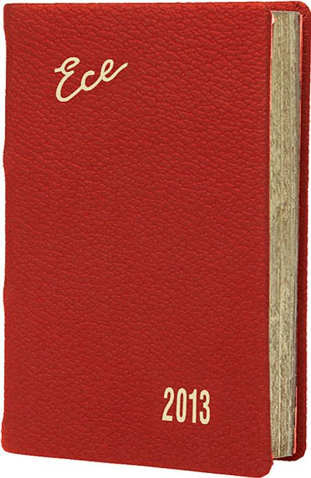 2013 Ece Ajanda - Muhtıra Serisi 2D Cep (Ürün Kod:2) Kırmızı