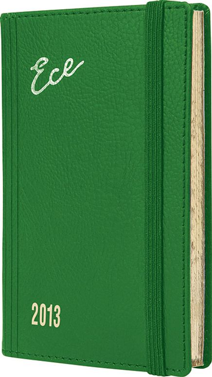2013 Ece Ajanda - Muhtıra Serisi 3DL Cep (Ürün Kod:3) Yeşil