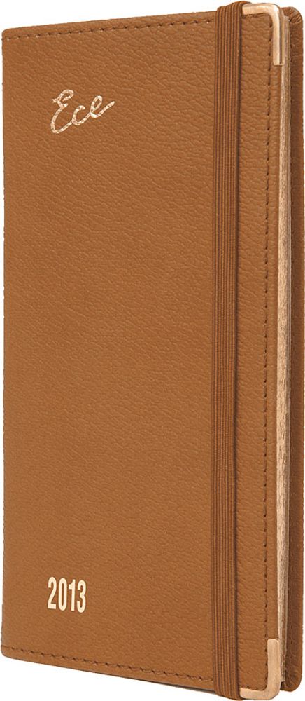 2013 Ece Ajanda - Muhtıra Serisi 4DL Cep (Ürün Kod:4) Taba