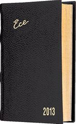 2013 Ece Ajanda - Muhtıra Serisi 5D Cep (Ürün Kod:5) Siyah