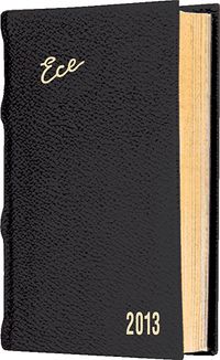 2013 Ece Ajanda - Muhtıra Serisi 5D Cep (Ürün Kod:5) Siyah