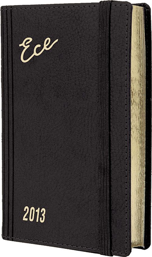 2013 Ece Ajanda - Muhtıra Serisi 5DL Cep (Ürün Kod:5) Siyah