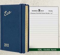 2013 Ece Ajanda - Muhtıra Serisi 5DL Cep (Ürün Kod:5) Lacivert