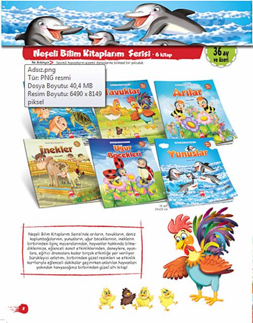 Neşeli Bilim Kitapları Serisi 6 Kitap