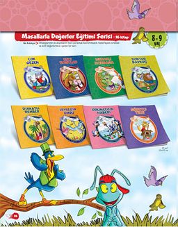 Masallarla Değerler Eğitimi 1.Set 8 Kitap